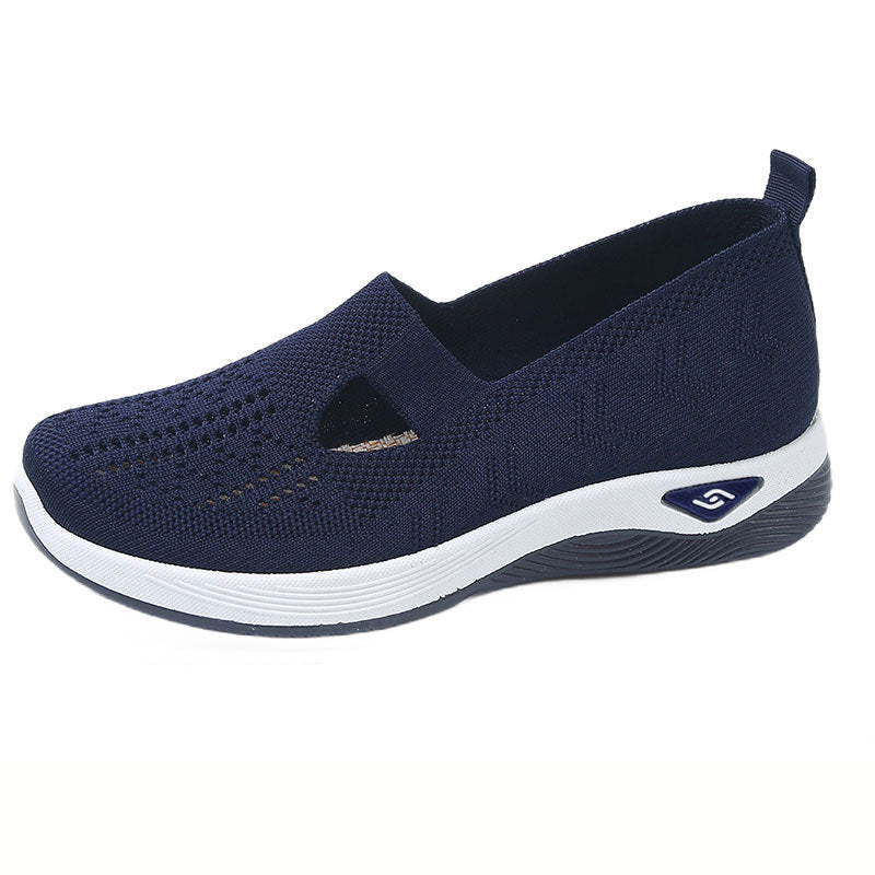 Breathable Mesh Slip-On Shoes – Casual Sneakers for Women
