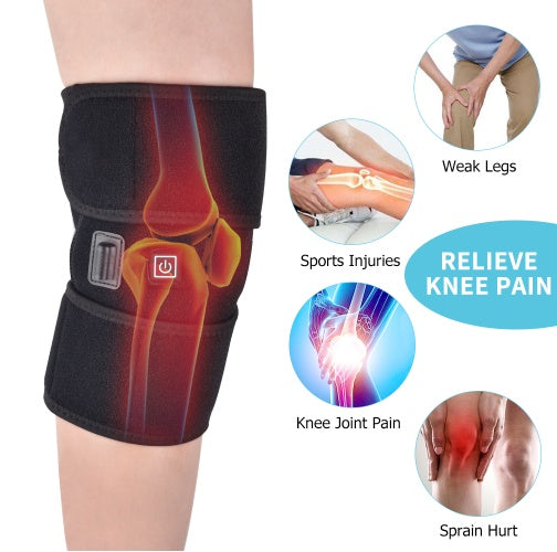 Ginocchiere Riscaldanti Elettriche in Neoprene – Massaggio e Moxibustione per Dolori Articolari