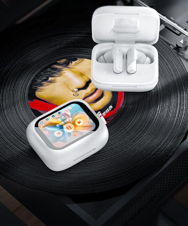 Auricolari Bluetooth 5.4 con Smart Touch Screen a Colori – ANC + ENC Doppia Riduzione del Rumore