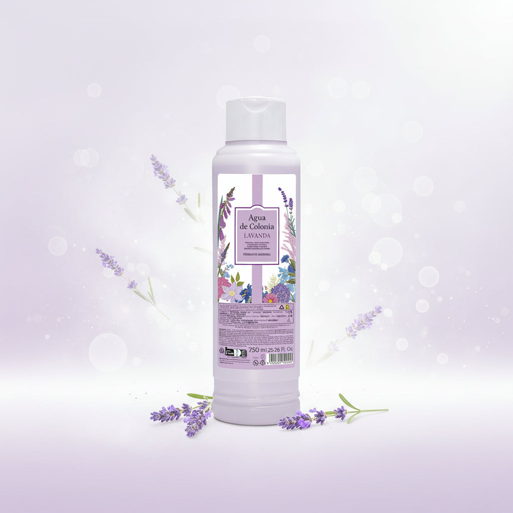 Rudy Profumi Acqua di Colonia Lavanda 750 ml | Unisex – Freschezza Rilassante per Corpo e Benessere