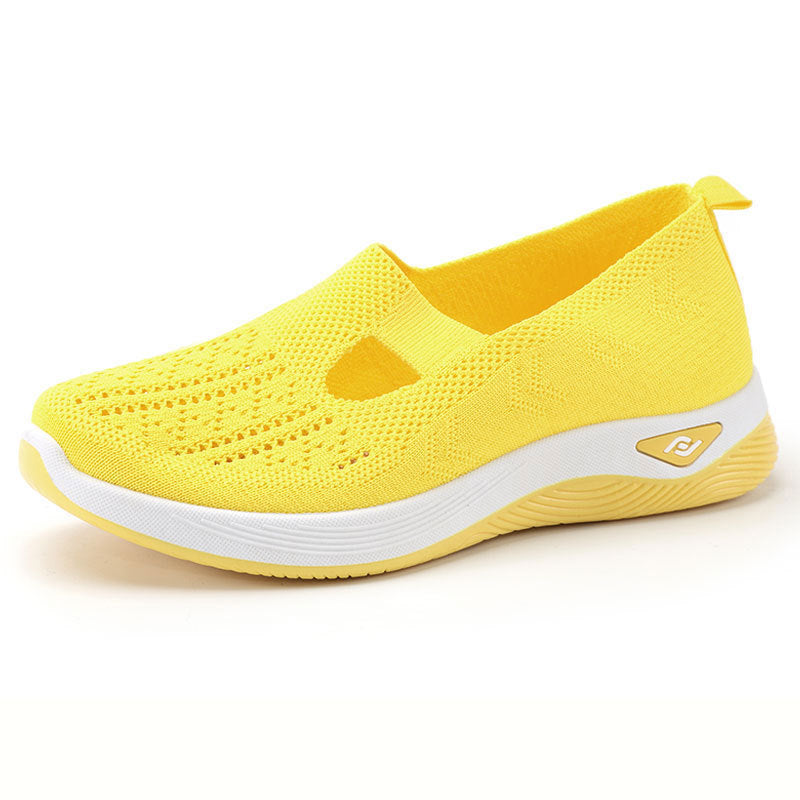 Breathable Mesh Slip-On Shoes – Casual Sneakers for Women