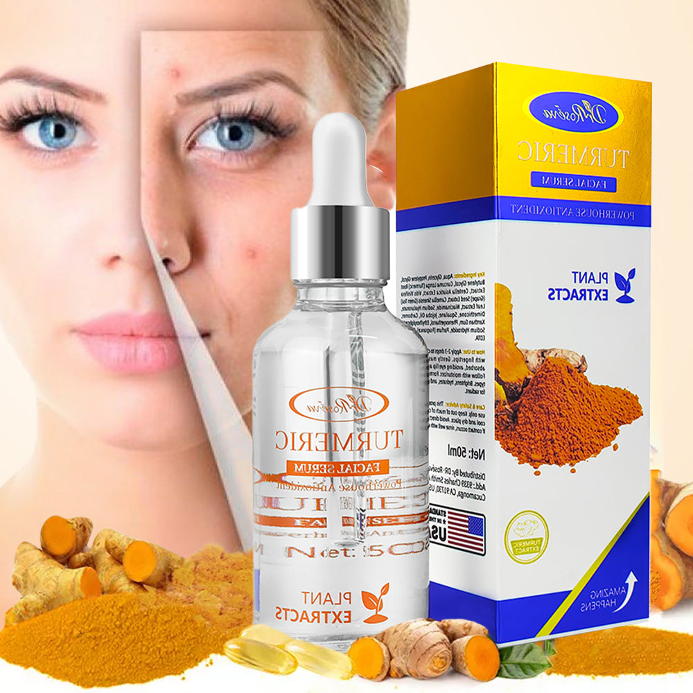Siero Viso DR Rosèva Curcuma & Vitamina C (50ml) – Antiossidante Anti-Acne, Anti-Macchie e Anti-Età