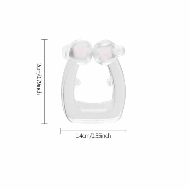 Mini Clip Nasale Magnetica Anti-Russo in Silicone – Dispositivo Medico Riutilizzabile con Custodia