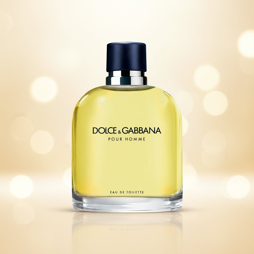 Dolce & Gabbana Pour Homme Eau de Toilette 75 ml / 200 ml (EDT) | Profumo Uomo Classico, Elegante e Mediterraneo