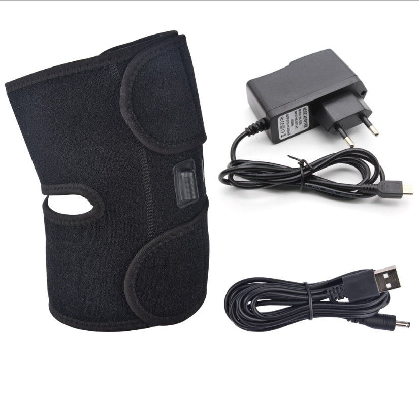 Ginocchiere Riscaldanti Elettriche in Neoprene – Massaggio e Moxibustione per Dolori Articolari