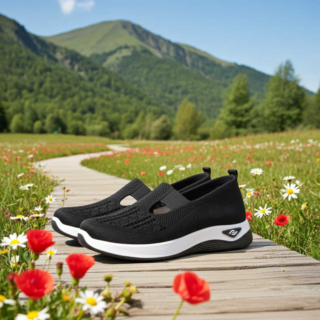 Scarpe Slip-On Donna in Mesh Traspirante – Sneakers Casual Leggere e Comode Senza Lacci