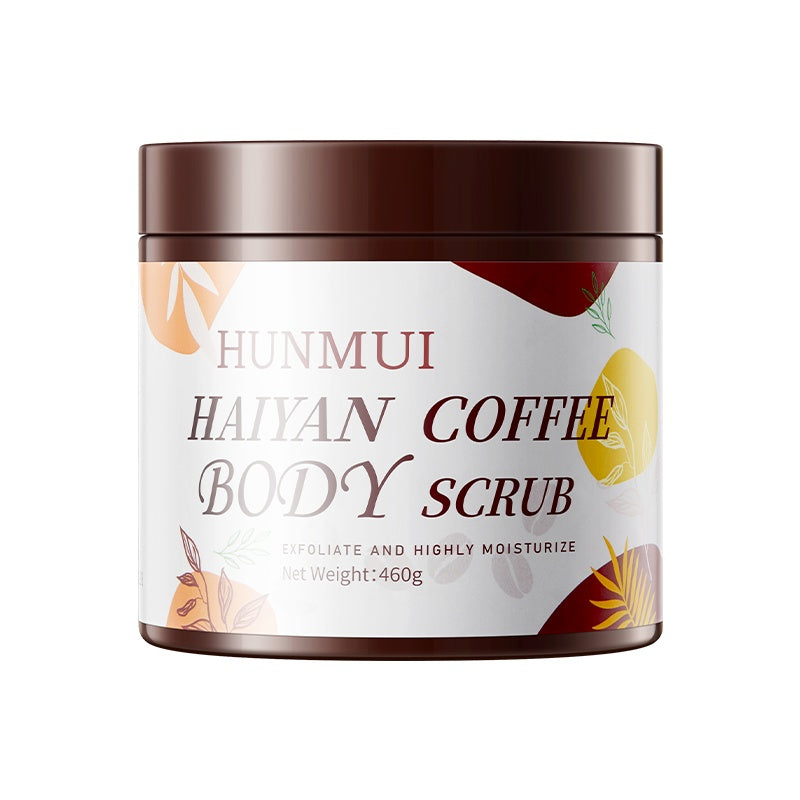 HUNMUI Sea Salt & Coffee Body Scrub (460g) – Esfoliante Corpo Illuminante al Caffè e Sale Marino