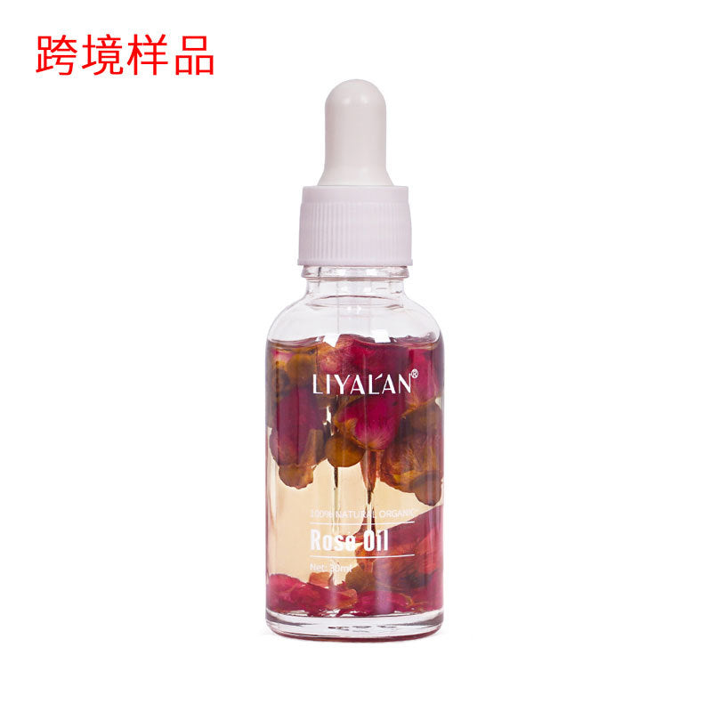 Olio di Rosa Multiuso 30ml - Trattamento Illuminante per Viso, Corpo e Capelli