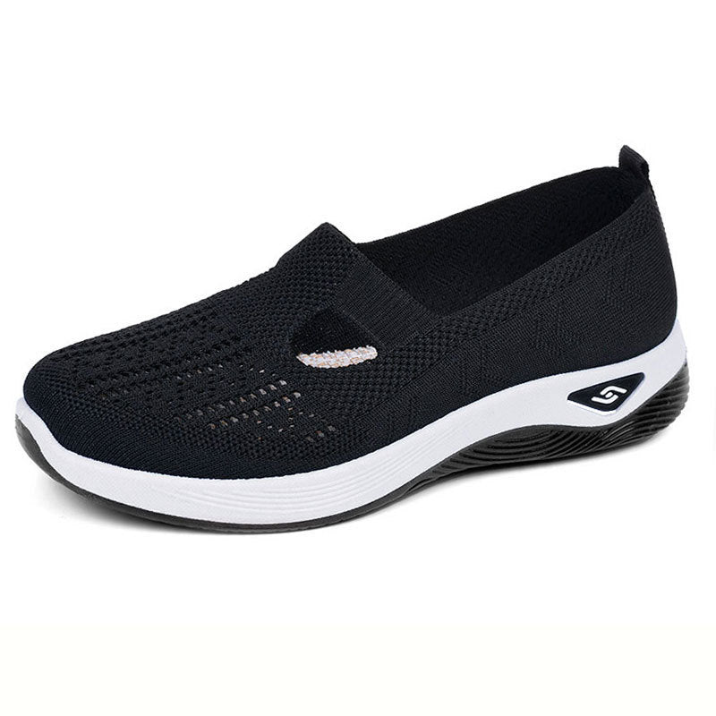 Breathable Mesh Slip-On Shoes – Casual Sneakers for Women