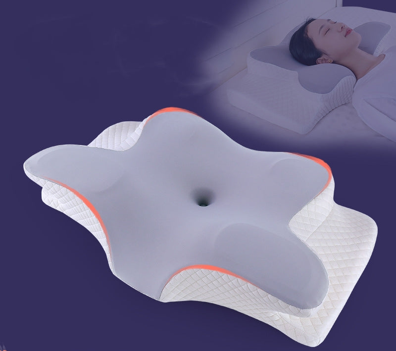 Cuscino Cervicale Ergonomico in Memory Foam | Supporto Ortopedico per Collo e Spalle