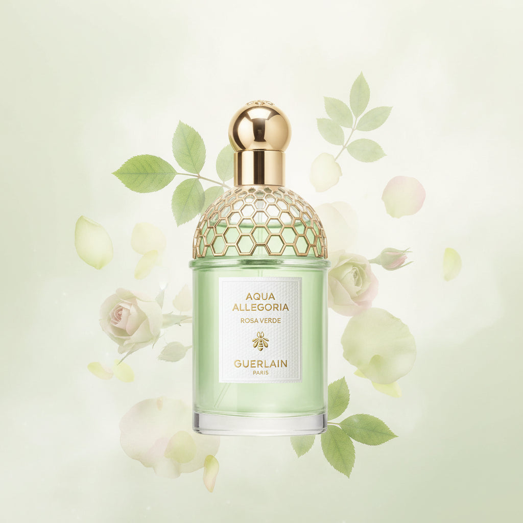 Guerlain Aqua Allegoria Rosa Verde Eau de Toilette (EDT) | Profumo Unisex Floreale Verde Fresco e Vivace