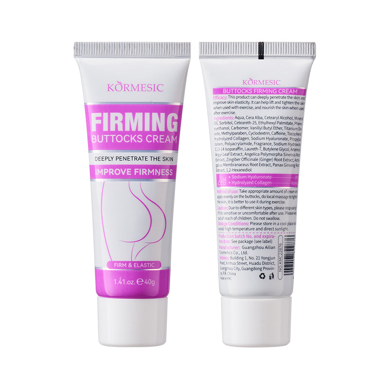 KORMESIC Butt Firming Cream (40g) – Crema Rassodante Attiva, Effetto S-Curve e Lifting Glutei