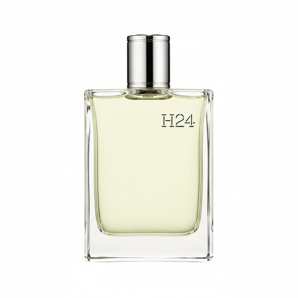 Hermes H24, Eau de Toilette 100 ml Ricaricabile (EDT) | Profumo Uomo - Aromatico Fresco Natura e Tecnologia