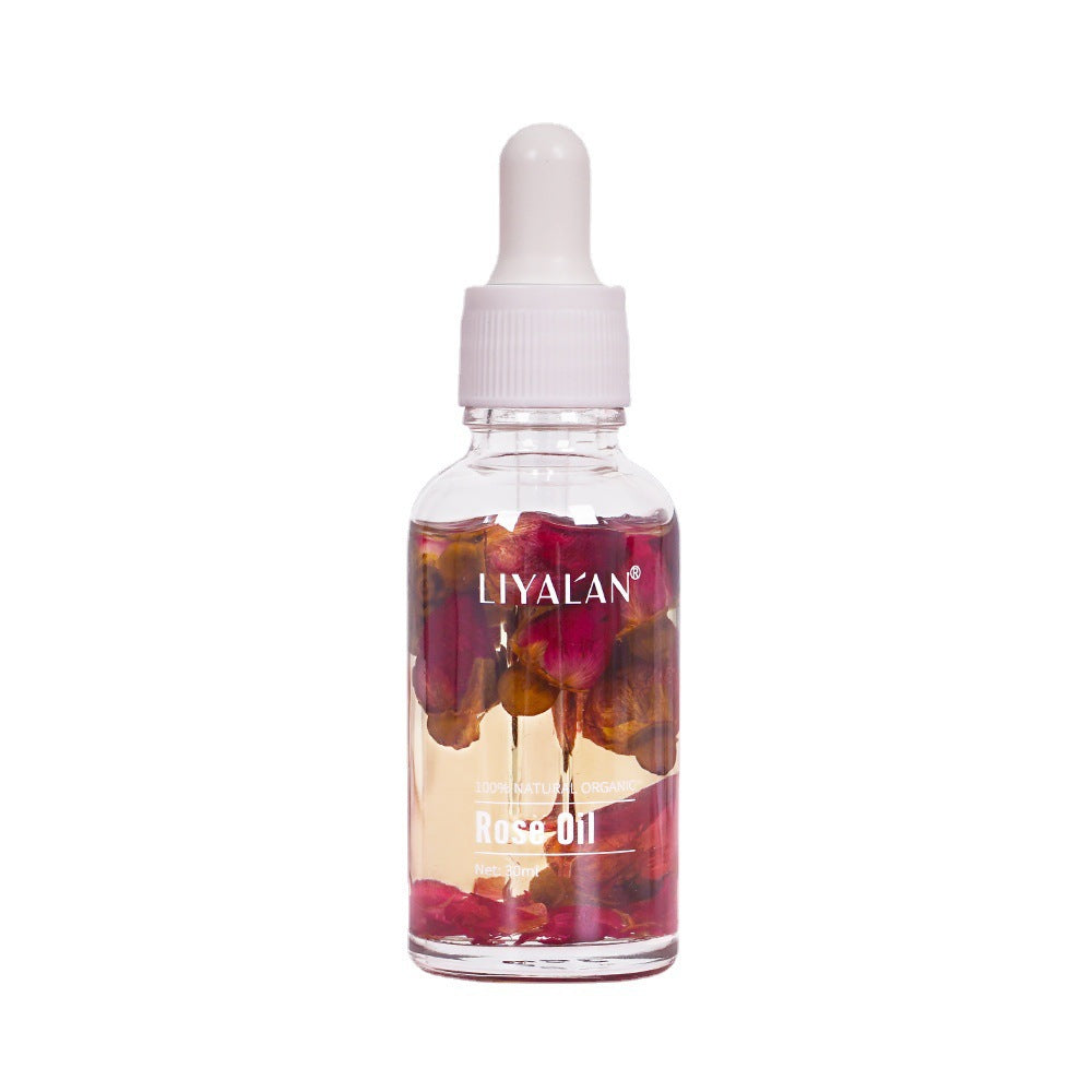Olio di Rosa Multiuso 30ml - Trattamento Illuminante per Viso, Corpo e Capelli