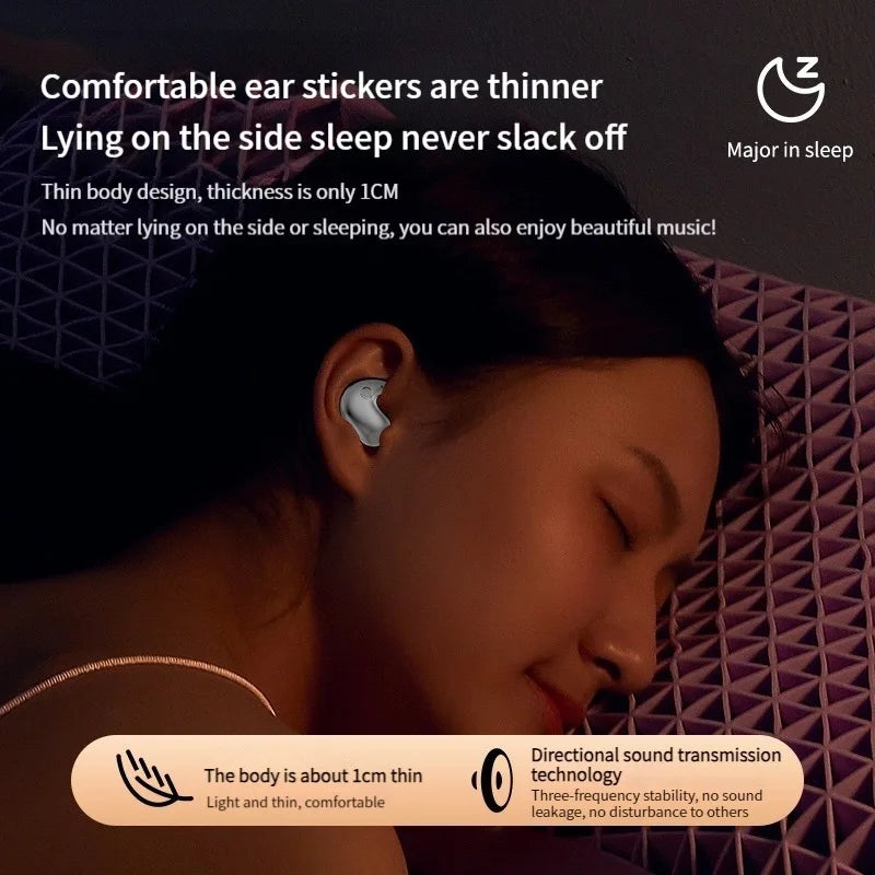 Auricolari Y29 Sleep Buds - Ultrasottili per Sport, Musica, Dormire, Bluetooth 5.3