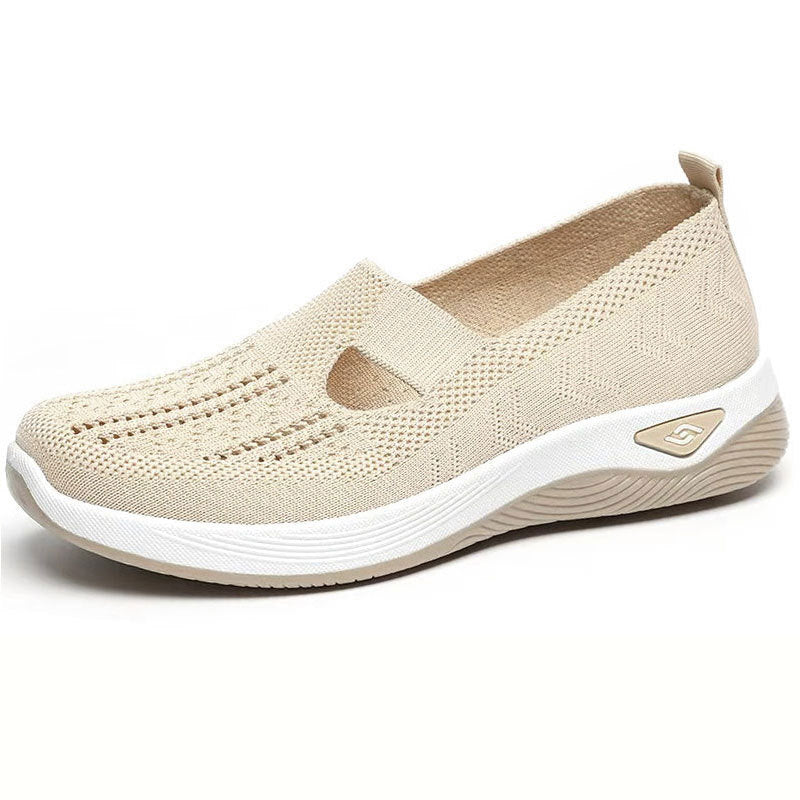 Breathable Mesh Slip-On Shoes – Casual Sneakers for Women