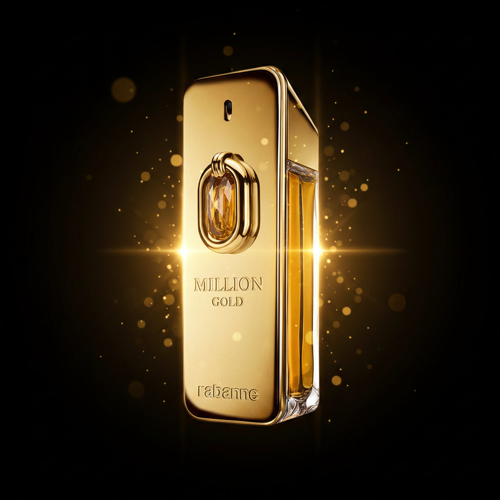 Rabanne Million Gold Elixir Parfum Intense 50 ml / 200 ml | Profumo Uomo Vanigliato, Legnoso e Lussuoso