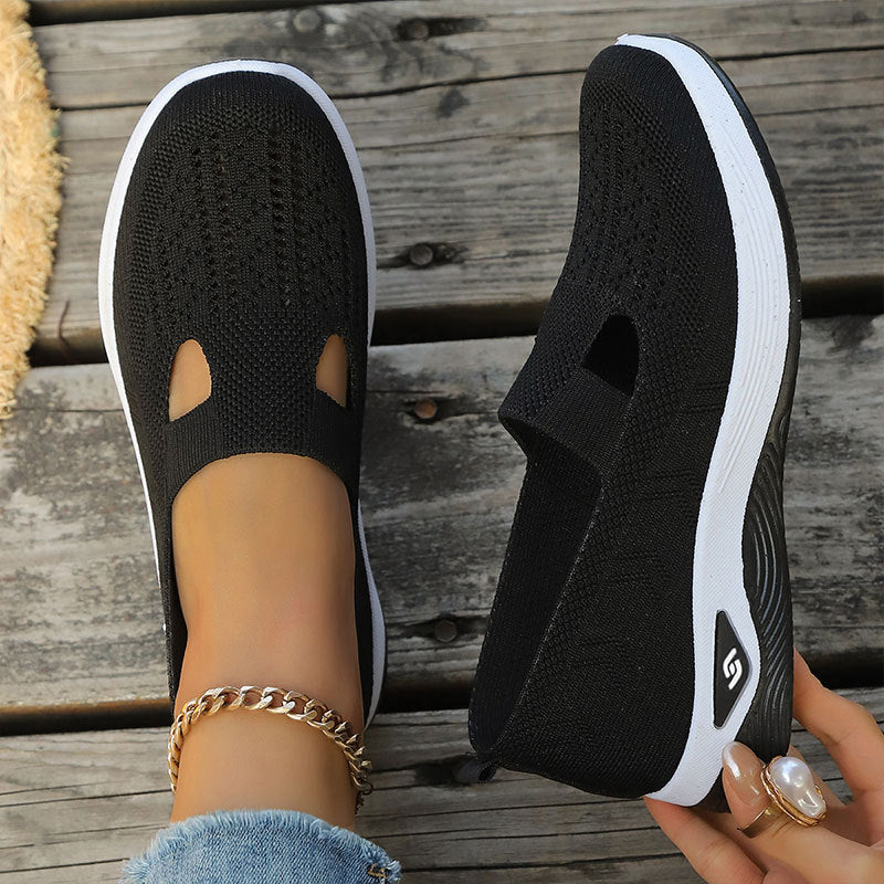 Scarpe Slip-On Donna in Mesh Traspirante – Sneakers Casual Leggere e Comode Senza Lacci
