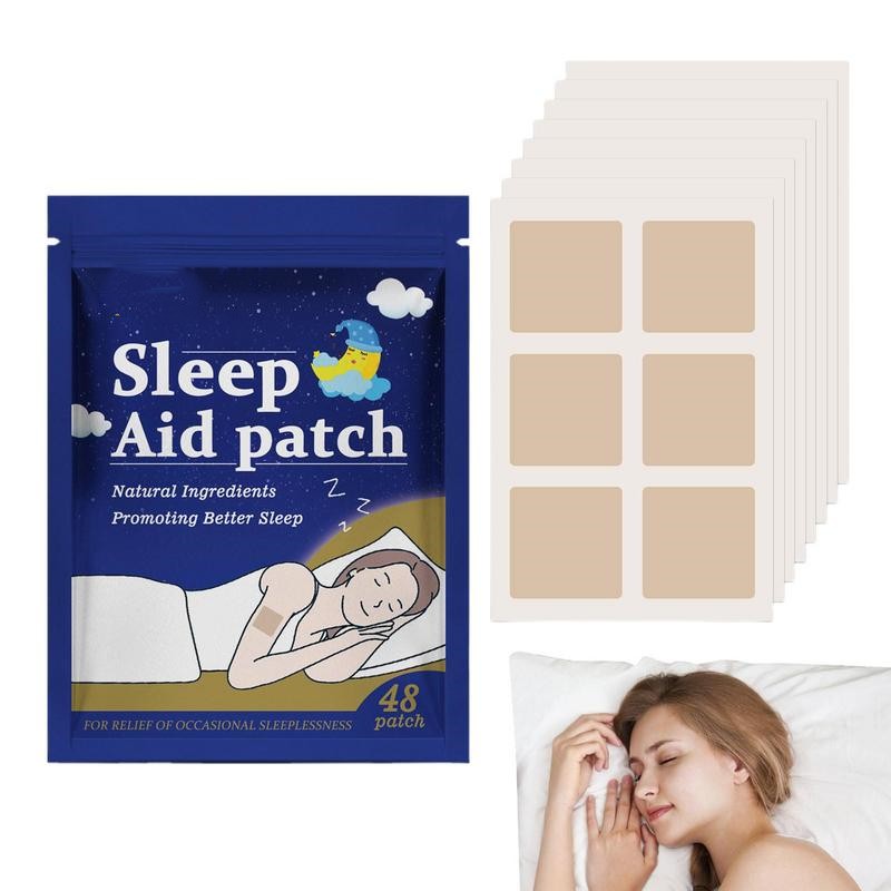 Sleep Patch Relax – Set 48 Cerotti Naturali alla Lavanda e Camomilla per il Sonno Profondo