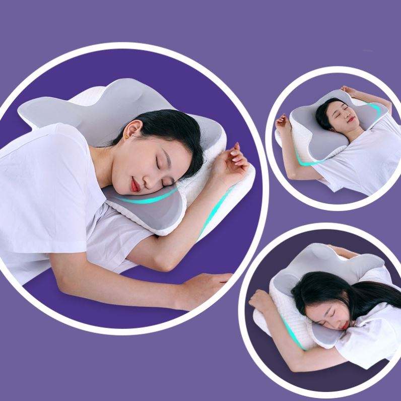 Cuscino Cervicale Ergonomico in Memory Foam | Supporto Ortopedico per Collo e Spalle