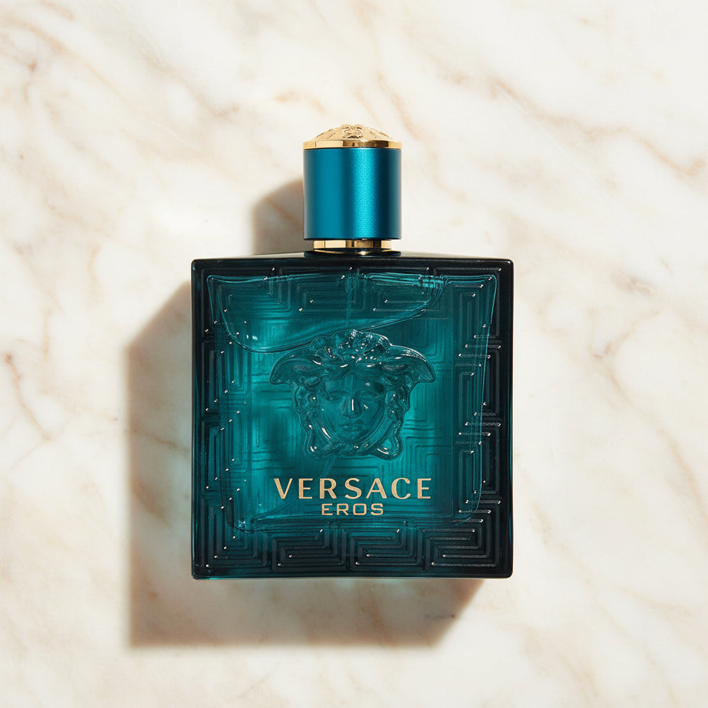 Versace Eros Eau de Toilette 50 ml / 100 ml (EDT) | Profumo Uomo Fresco, Aromatico e Seducente