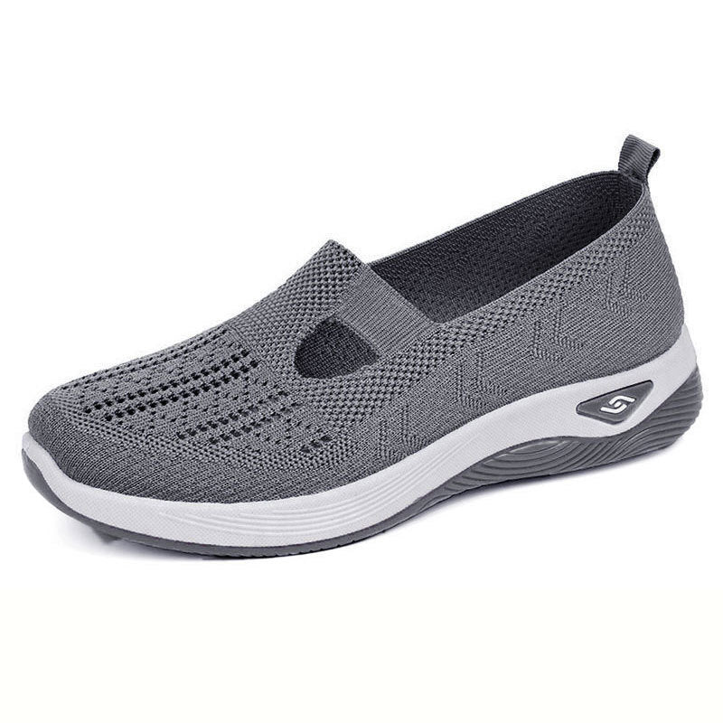 Breathable Mesh Slip-On Shoes – Casual Sneakers for Women