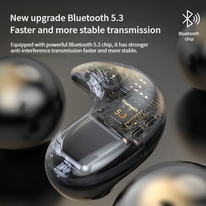Auricolari Y29 Sleep Buds - Ultrasottili per Sport, Musica, Dormire, Bluetooth 5.3