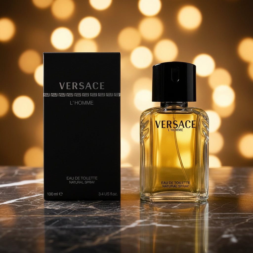 Versace L'Homme Eau de Toilette 100 ml (EDT) | Profumo Uomo Classico, Speziato e Agruma