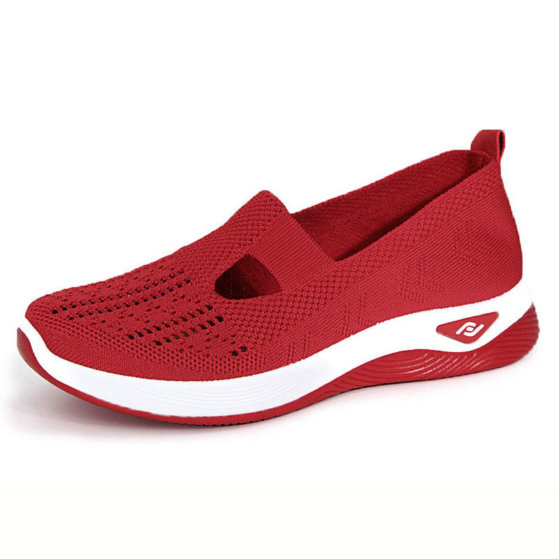 Breathable Mesh Slip-On Shoes – Casual Sneakers for Women