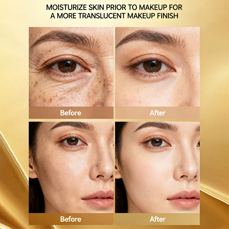 Dr. Roséva Siero Viso Anti-Età  – Oro 24K e Acido Ialuronico | Idratante e Illuminante (100ml)