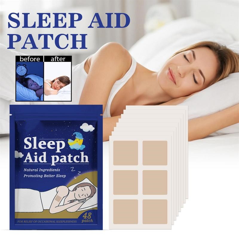 Sleep Patch Relax – Set 48 Cerotti Naturali alla Lavanda e Camomilla per il Sonno Profondo