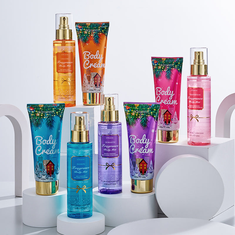 Kormesic Fragrance Body Care Set – Kit Profumato Crema Corpo & Body Mist | Illuminante, Schiarente e Riparatore