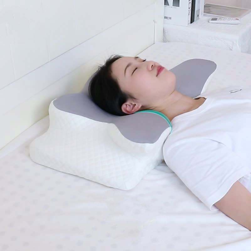 Cuscino Cervicale Ergonomico in Memory Foam | Supporto Ortopedico per Collo e Spalle