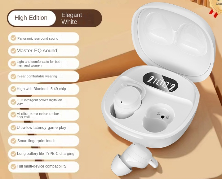 X62 Auricolari sportivi wireless Bluetooth TWS in-ear Mini con batteria a lunga durata