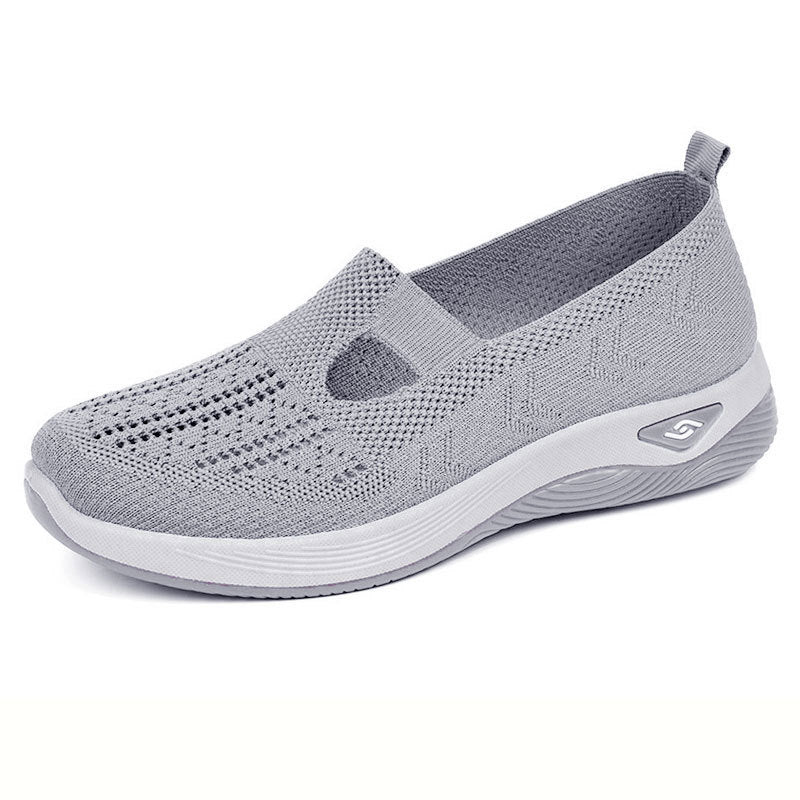 Breathable Mesh Slip-On Shoes – Casual Sneakers for Women