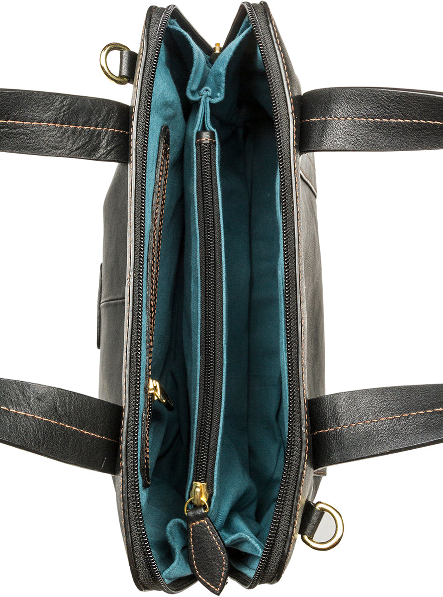 Hidesign Cerys Satchel in Pelle | Borsa Donna a Mano e Tracolla