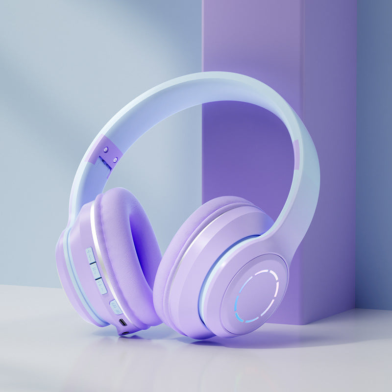 Cuffie Bluetooth 5.2 Gradient - Wireless Pieghevoli, Gaming Low Latency, IPX3