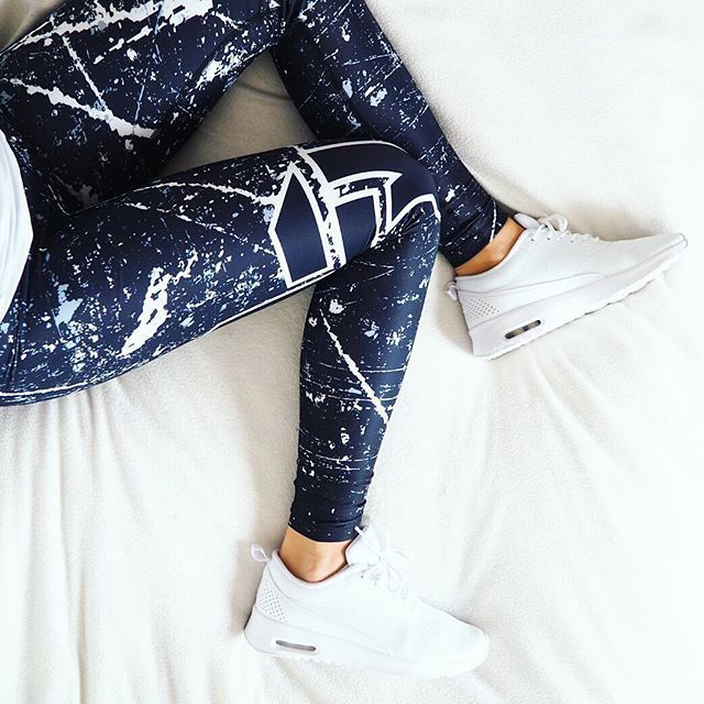 Leggings Sportivi Donna con Stampe – Pantaloni Yoga e Fitness Elasticizzati