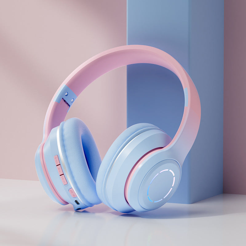 Cuffie Bluetooth 5.2 Gradient - Wireless Pieghevoli, Gaming Low Latency, IPX3