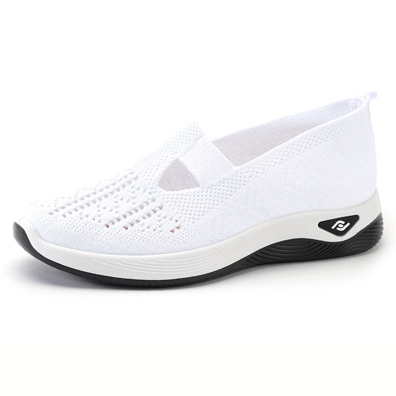 Breathable Mesh Slip-On Shoes – Casual Sneakers for Women