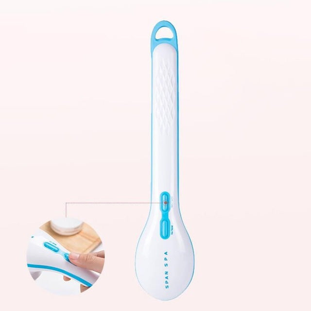 Spazzola Elettrica da Doccia 5-in-1 – Sistema Spa Rotante per Esfoliazione e Massaggio