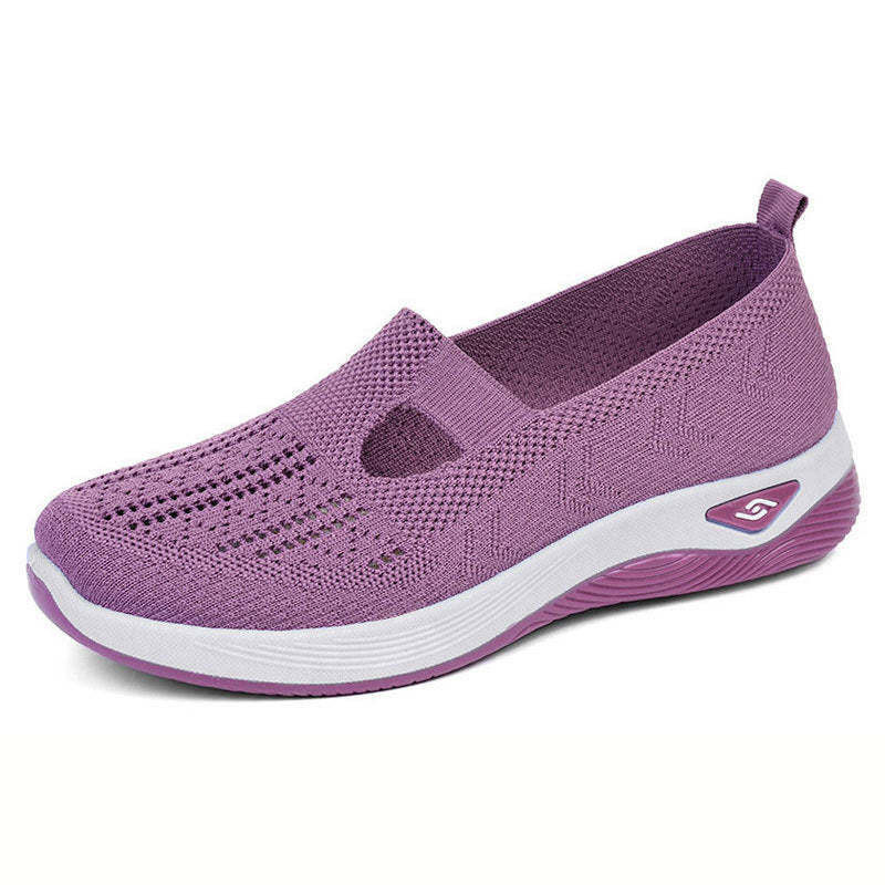 Breathable Mesh Slip-On Shoes – Casual Sneakers for Women