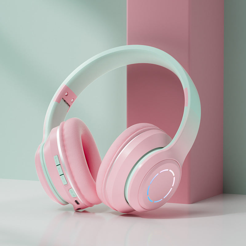 Cuffie Bluetooth 5.2 Gradient - Wireless Pieghevoli, Gaming Low Latency, IPX3