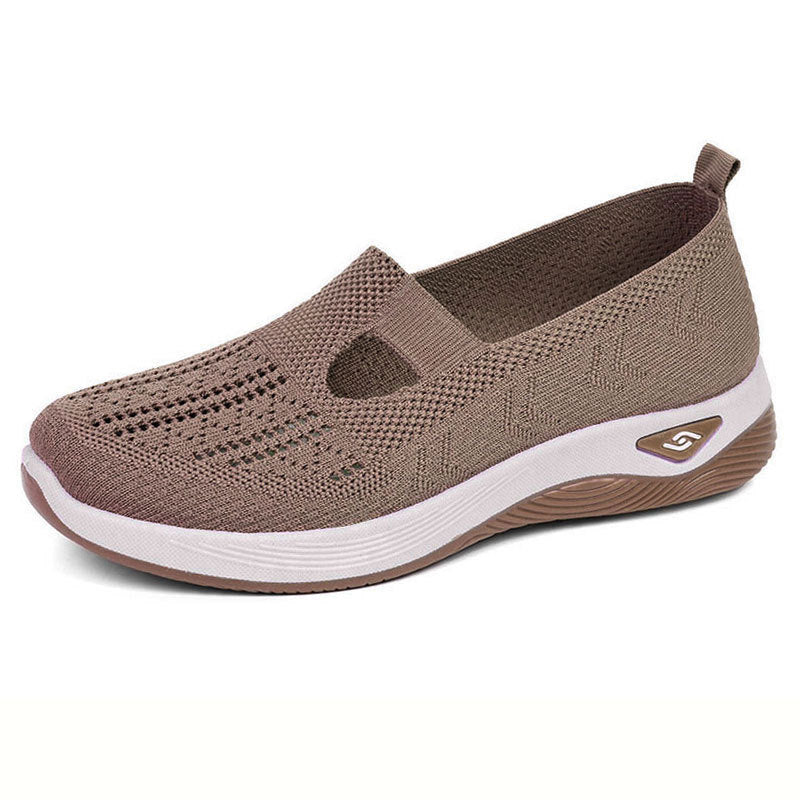 Breathable Mesh Slip-On Shoes – Casual Sneakers for Women