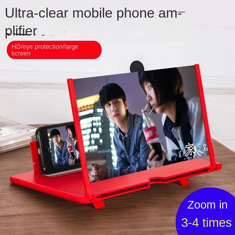 Amplificatore Schermo 10" HD 3D Smartphone Supporto Universale Cinema Casa Ufficio