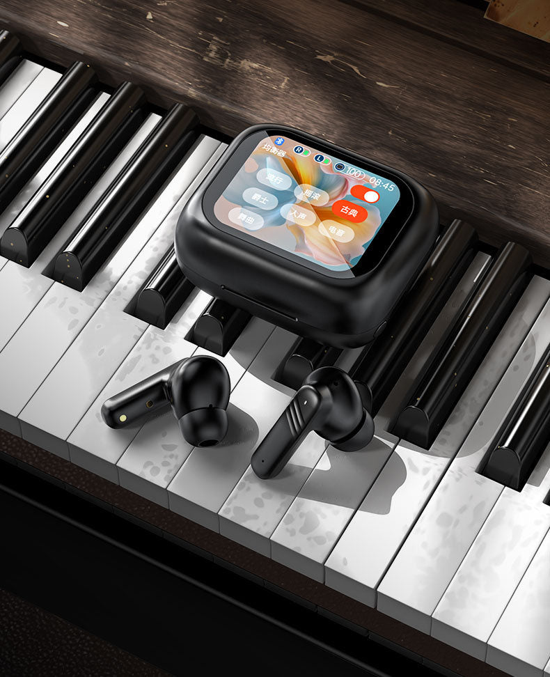 Auricolari Bluetooth 5.4 con Smart Touch Screen a Colori – ANC + ENC Doppia Riduzione del Rumore