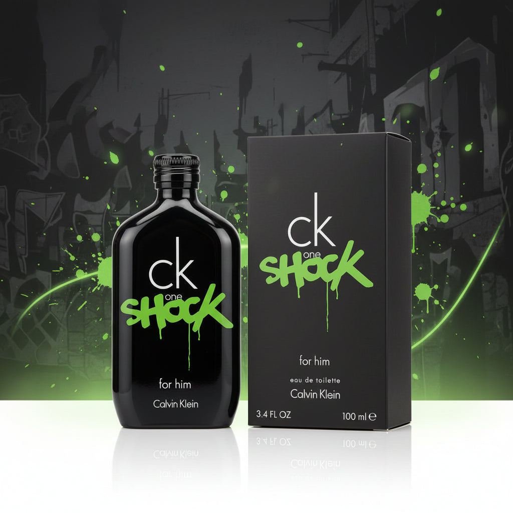 Calvin Klein CK One Shock for Him Eau de Toilette 100 ml (EDT) | Oriental, Spicy and Rebellious Men's Fragrance