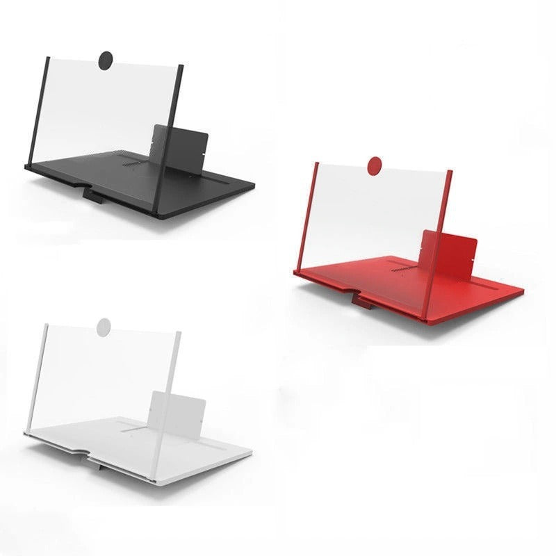 Amplificador de pantalla 3D HD de 10" para smartphone, soporte universal para cine en casa y oficina