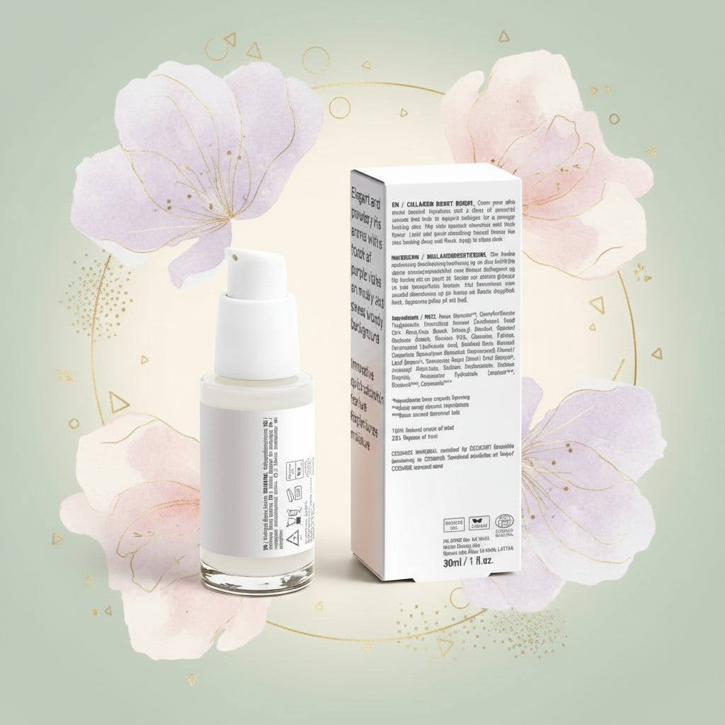 MAXANDY Collagen Boost Serum | Siero Viso Idratante Anti-Età con Acido Ialuronico e Sodium PCA per Pelle Rimpolpata