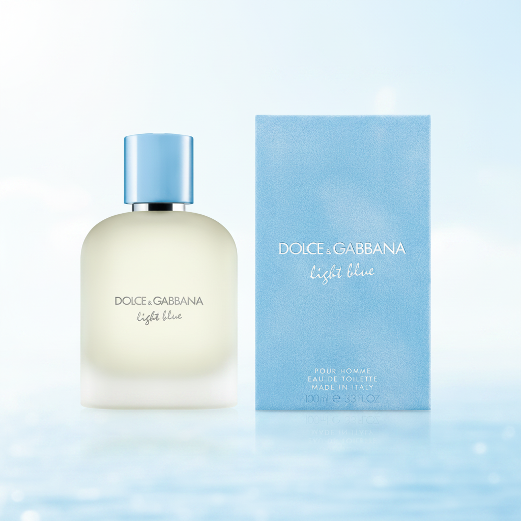 Dolce & Gabbana Light Blue Pour Homme Eau de Toilette 50 ml (EDT) | Profumo Uomo Fresco, Agrumato e Mediterraneo